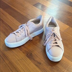 Steve Madden Pink Leather Sneakers